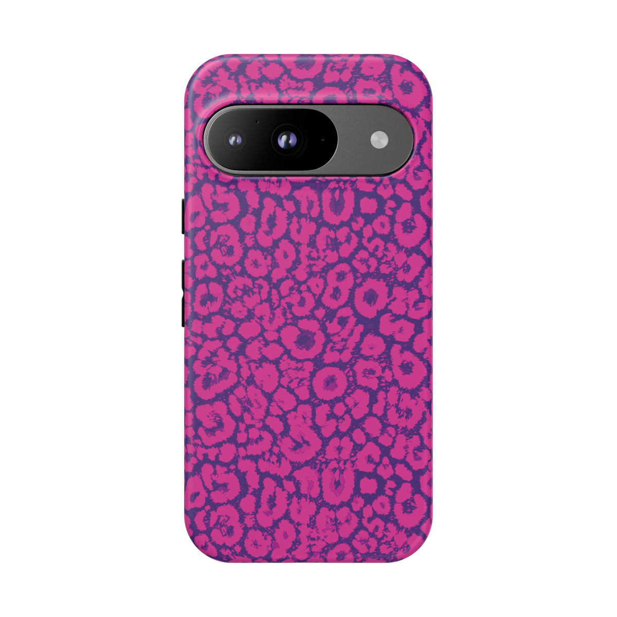 Pink Purple Leopard Tough Phone Case iPhone, Galaxy and Google Pixel
