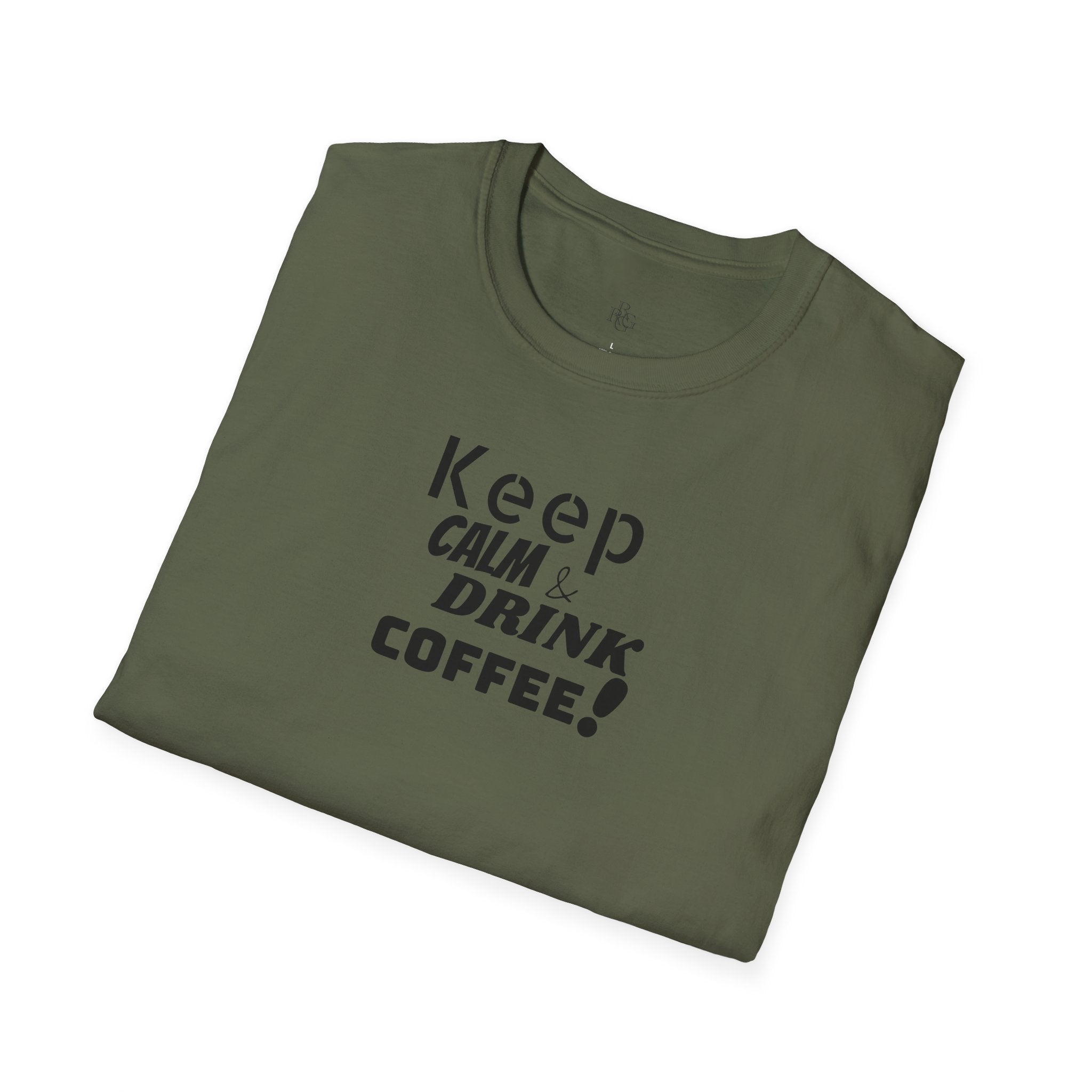 Keep Calm... Coffee Unisex Softstyle T-Shirt