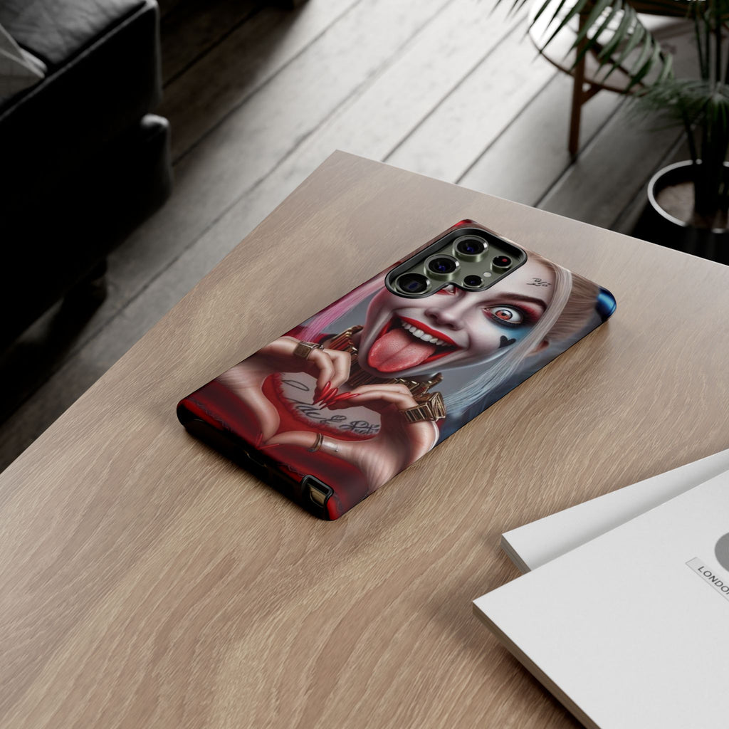 Harley Quinn Tough Phone Case for iPhone, Galaxy, or Google Pixel
