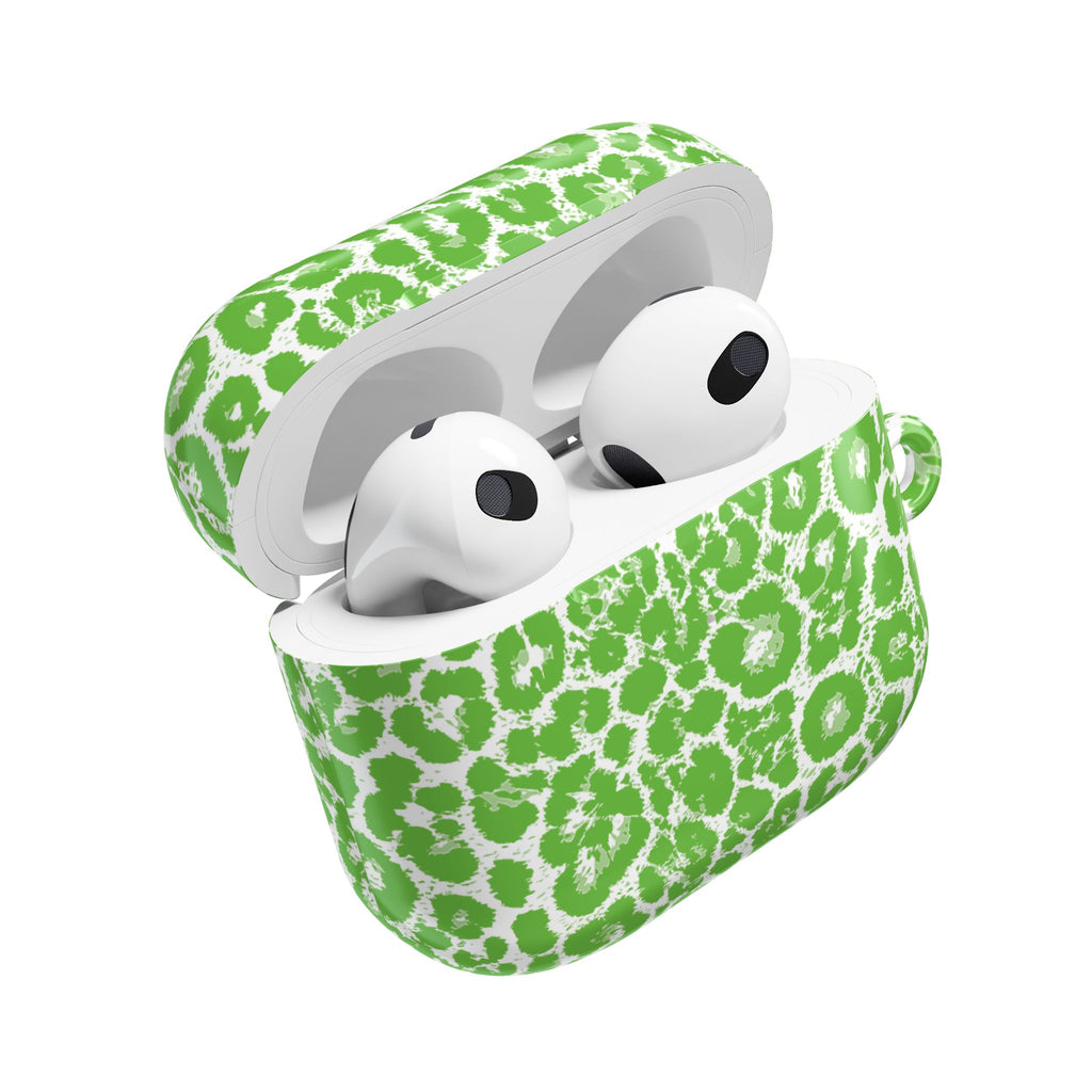 Green Leopard AirPod Cases