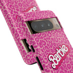 Hot Neon Pink Leopard Barb Tough Phone Case iPhone, Galaxy, or Google Pixel
