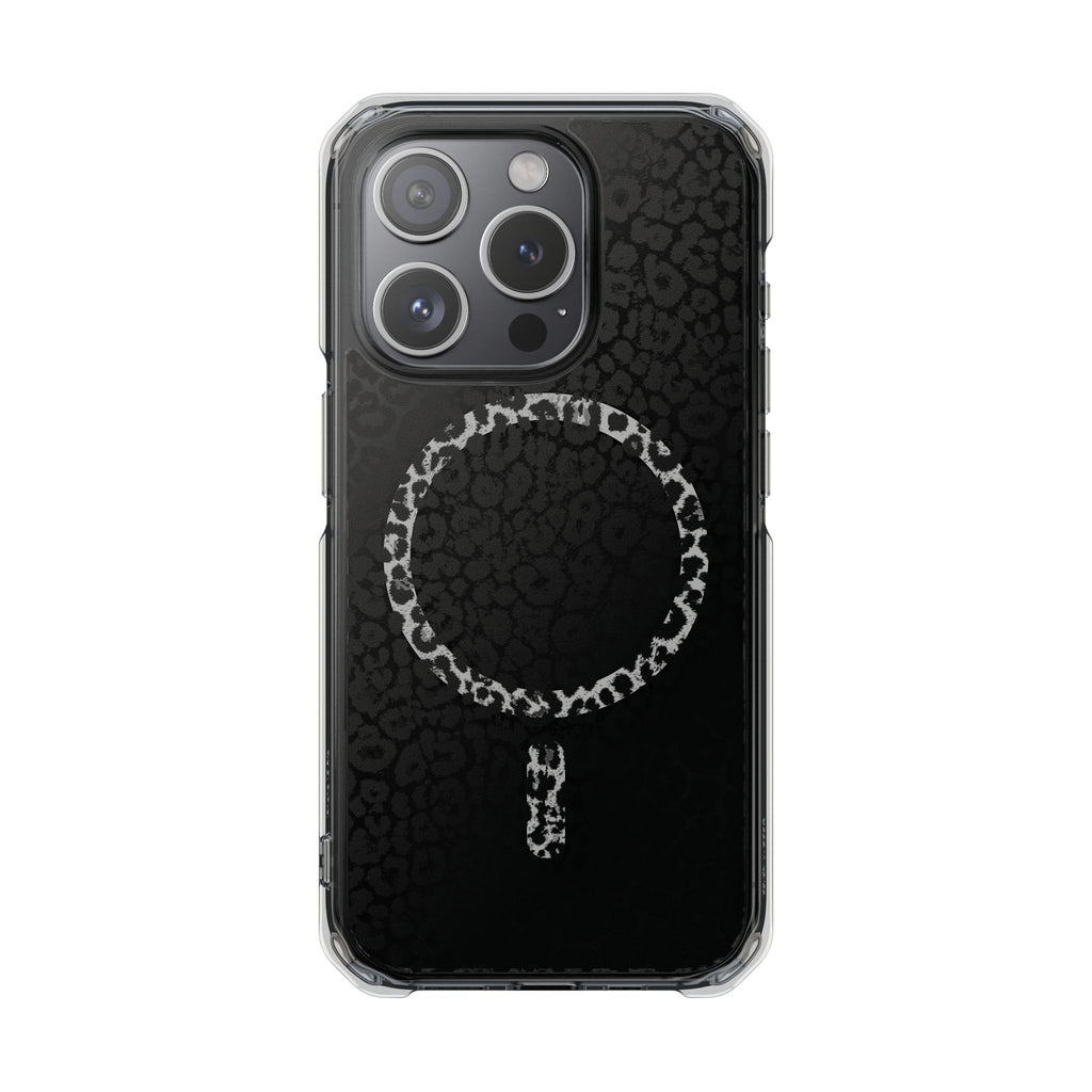 Leopard Magnetic iPhone 14, 15, 16 Series Clear Impact Cases
