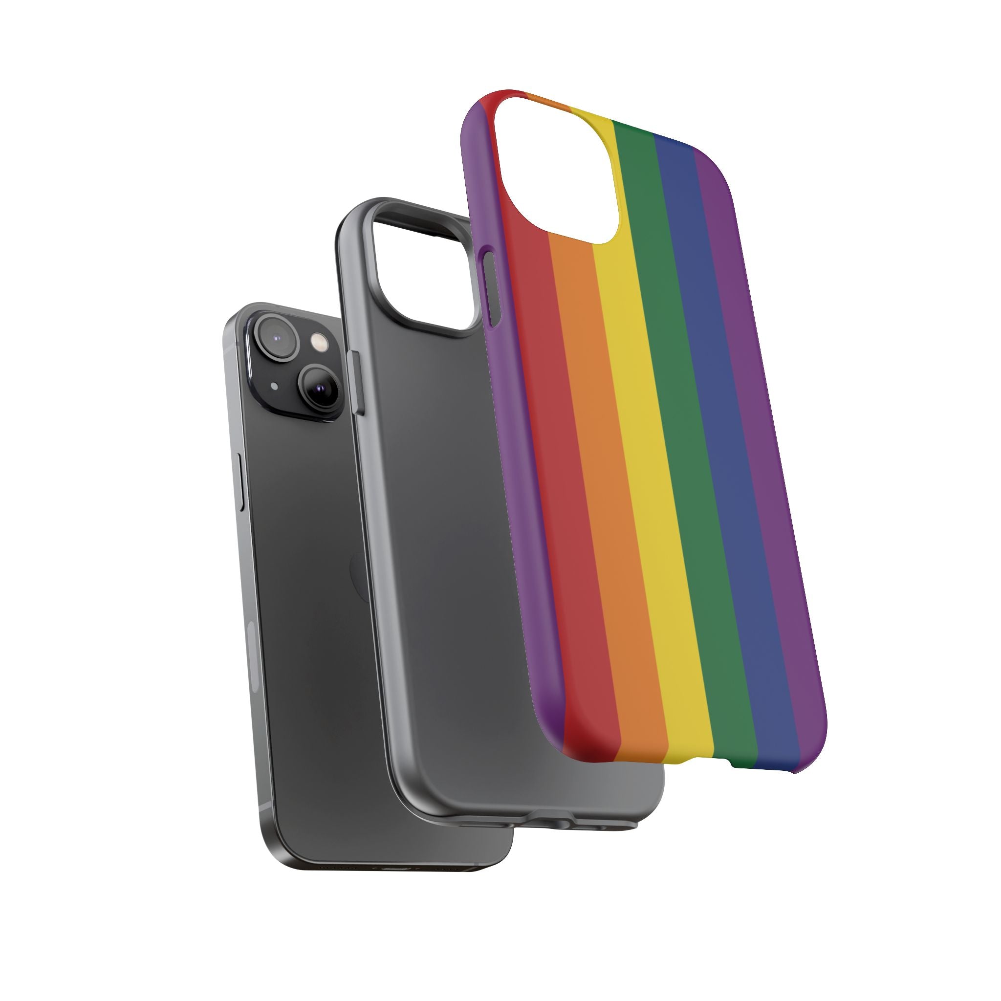 LGBTQ Rainbow Flag Tough Phone Case for iPhone, Galaxy, or Google Pixel