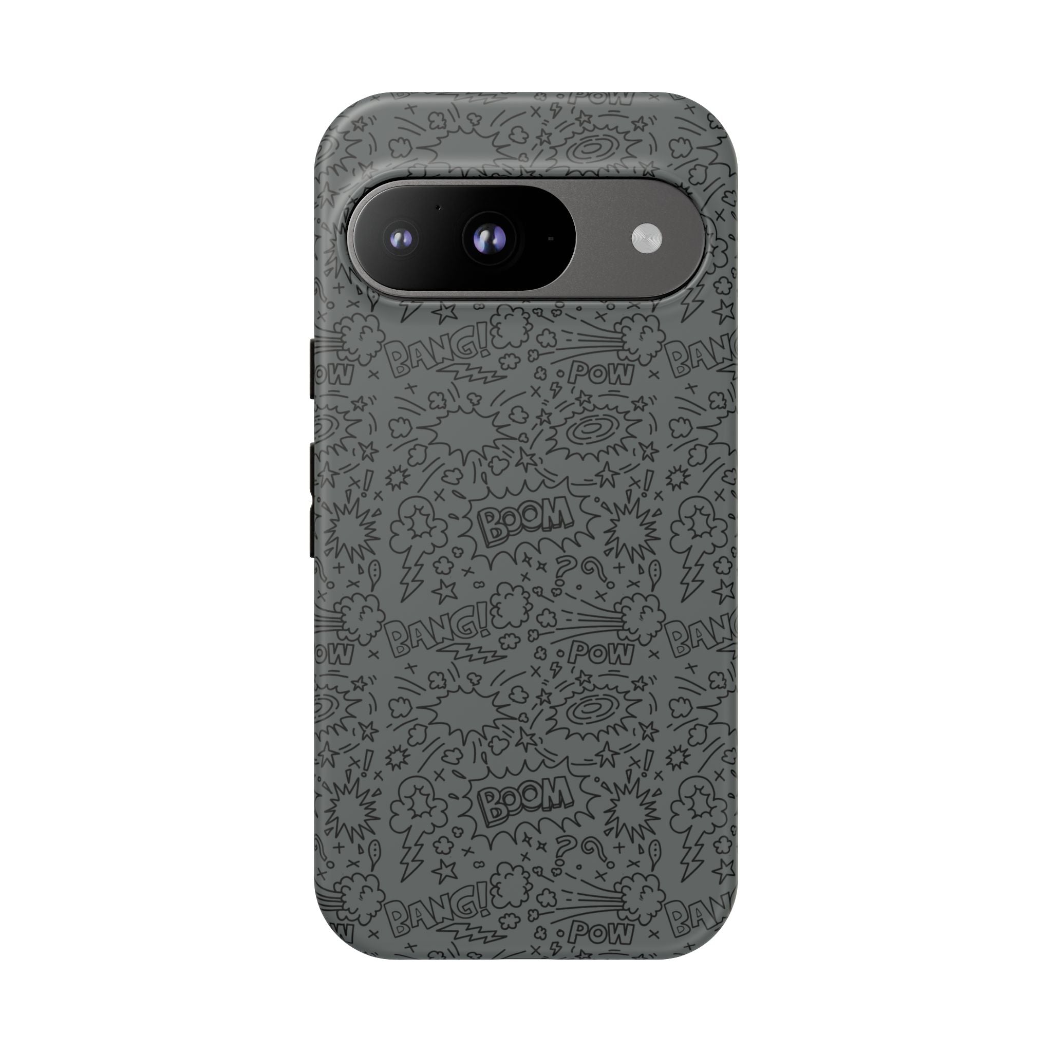 POW BOOM Comics style Tough Phone Case for iPhone, Galaxy, or Google Pixel
