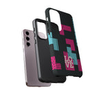 Retro Blocks LOVE Tough Case for iPhone, Galaxy or Google Pixel