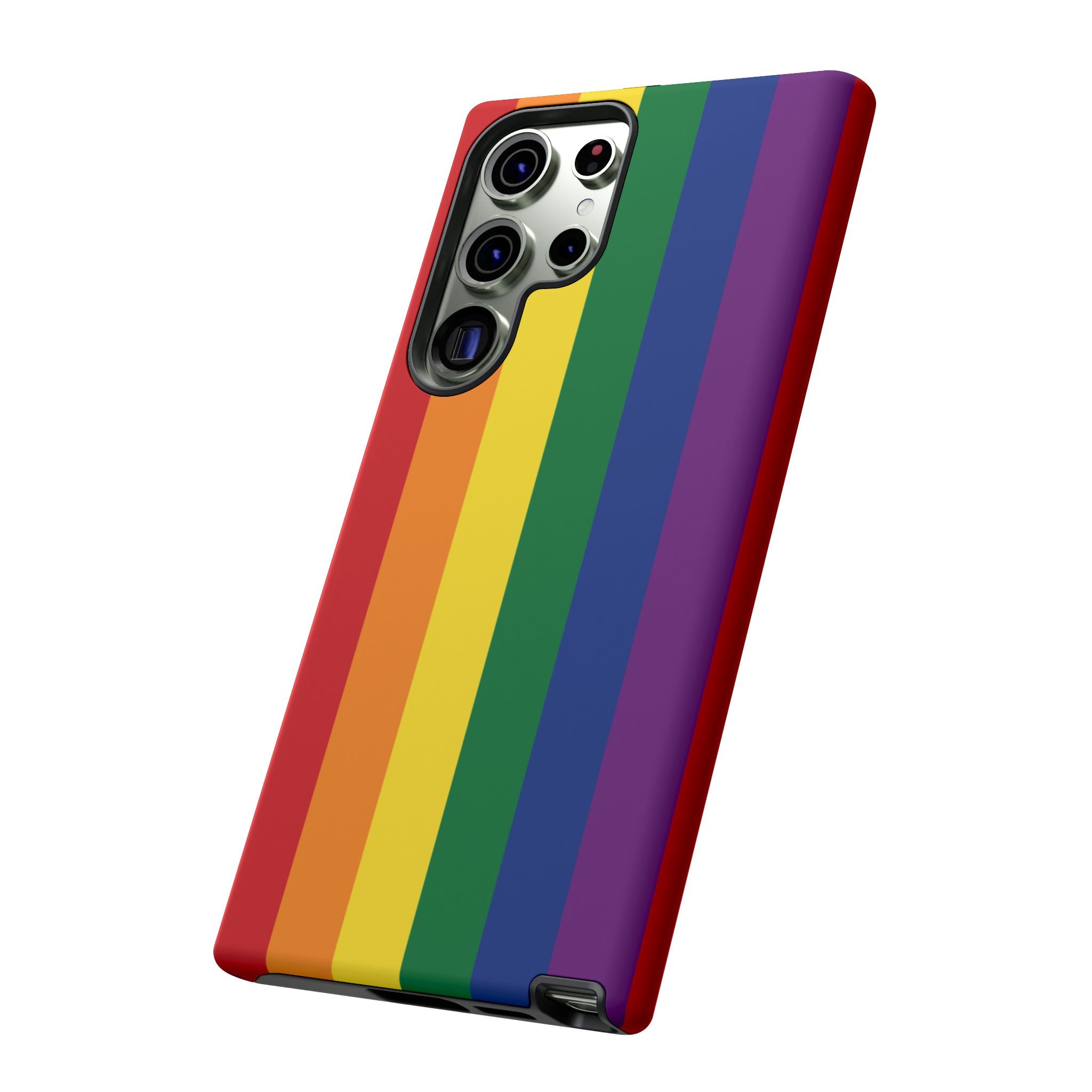 LGBTQ Rainbow Flag Tough Phone Case for iPhone, Galaxy, or Google Pixel