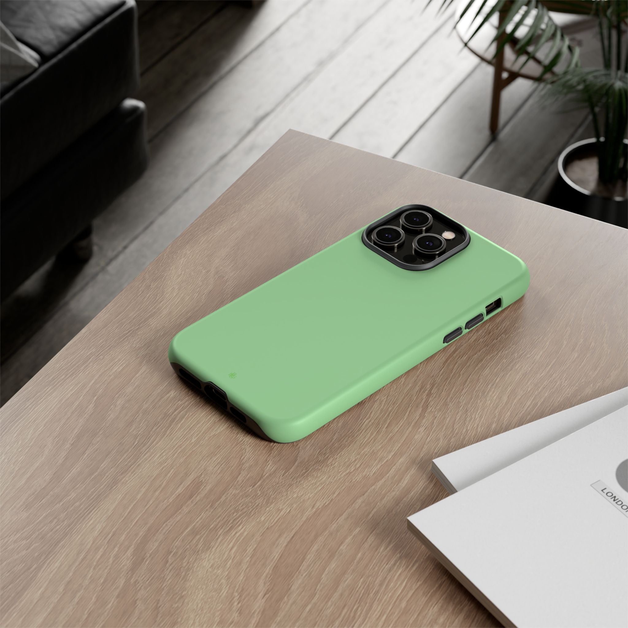 Mint Green Tough Phone Case for iPhone, Galaxy, or Google Pixel