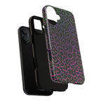 Colorful Leopard Tough Phone Case for iPhone, Galaxy, or Google Pixel