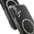 Zebra Magnetic iPhone 14, 15, 16 Series Clear Impact Cases