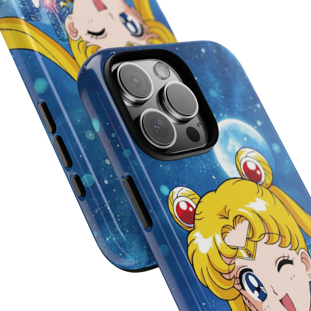 Blue S Moon Tough Case for iPhone, Galaxy, or Google Pixel
