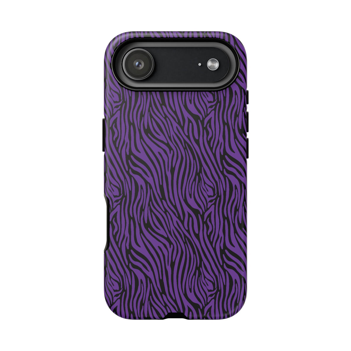 Purple Zebra Tough Phone Case for iPhone, Galaxy, or Google Pixel