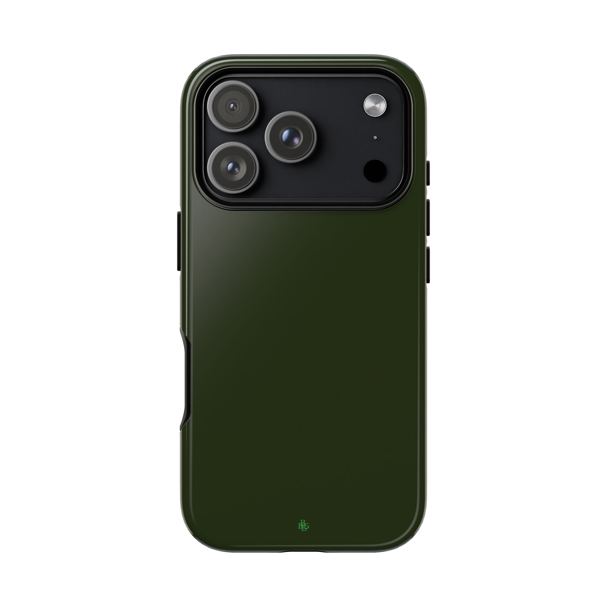 Olive Green Tough Phone Case for iPhone, Galaxy and Google Pixel