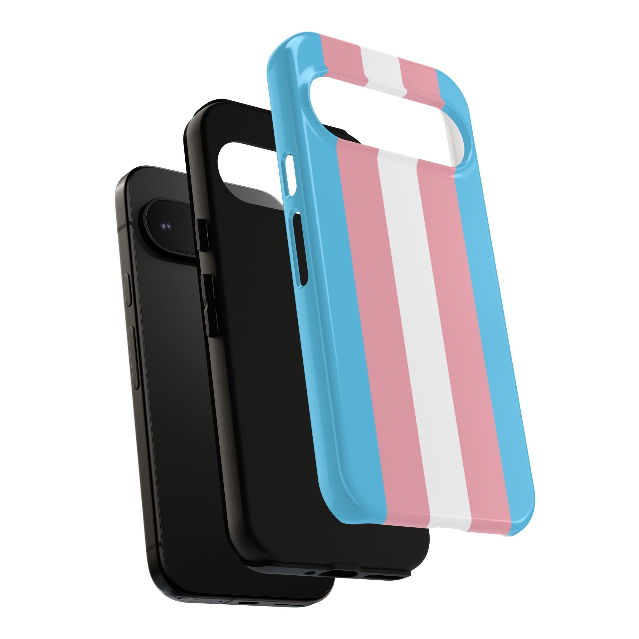 Trans Colors Tough Phone Case for iPhone, Galaxy, or Google Pixel