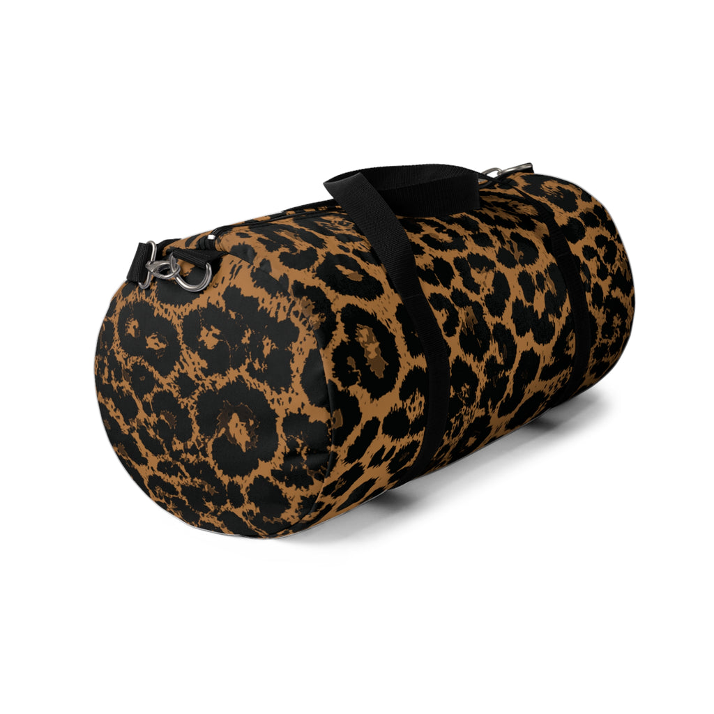 Leopard Print Duffel Bag