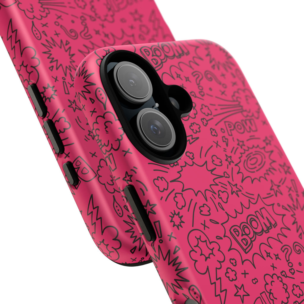Boom Wow Tough Case for iPhone, Galaxy, or Google Pixel