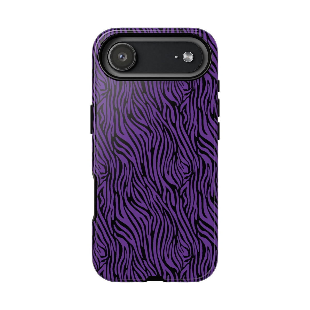 Purple Zebra Tough Phone Case for iPhone, Galaxy, or Google Pixel
