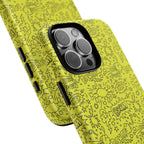 Neon Yellow Wow RG Tough Phone Case for iPhone, Galaxy, or Google Pixel