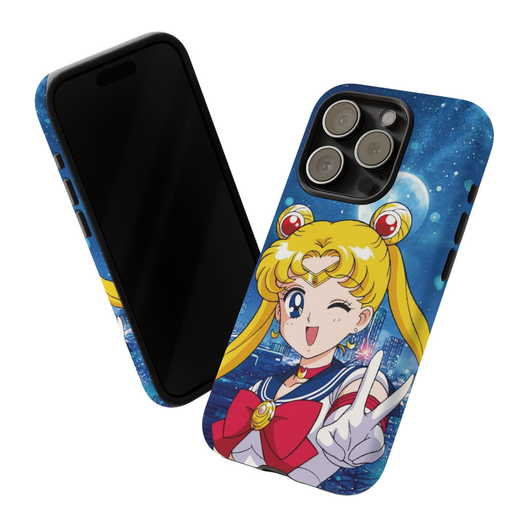 Blue S Moon Tough Case for iPhone, Galaxy, or Google Pixel