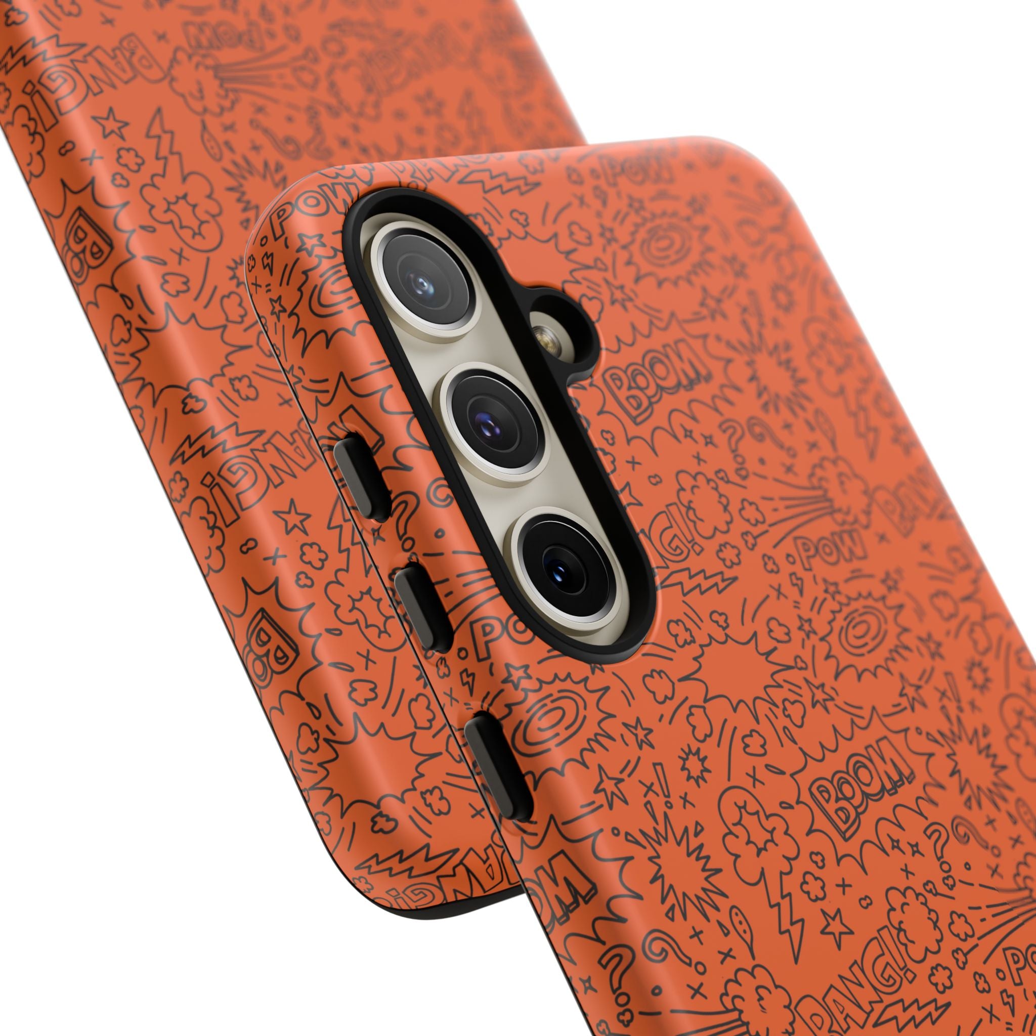 Wow Orange Tough Case for iPhone, Galaxy, or Google Pixel