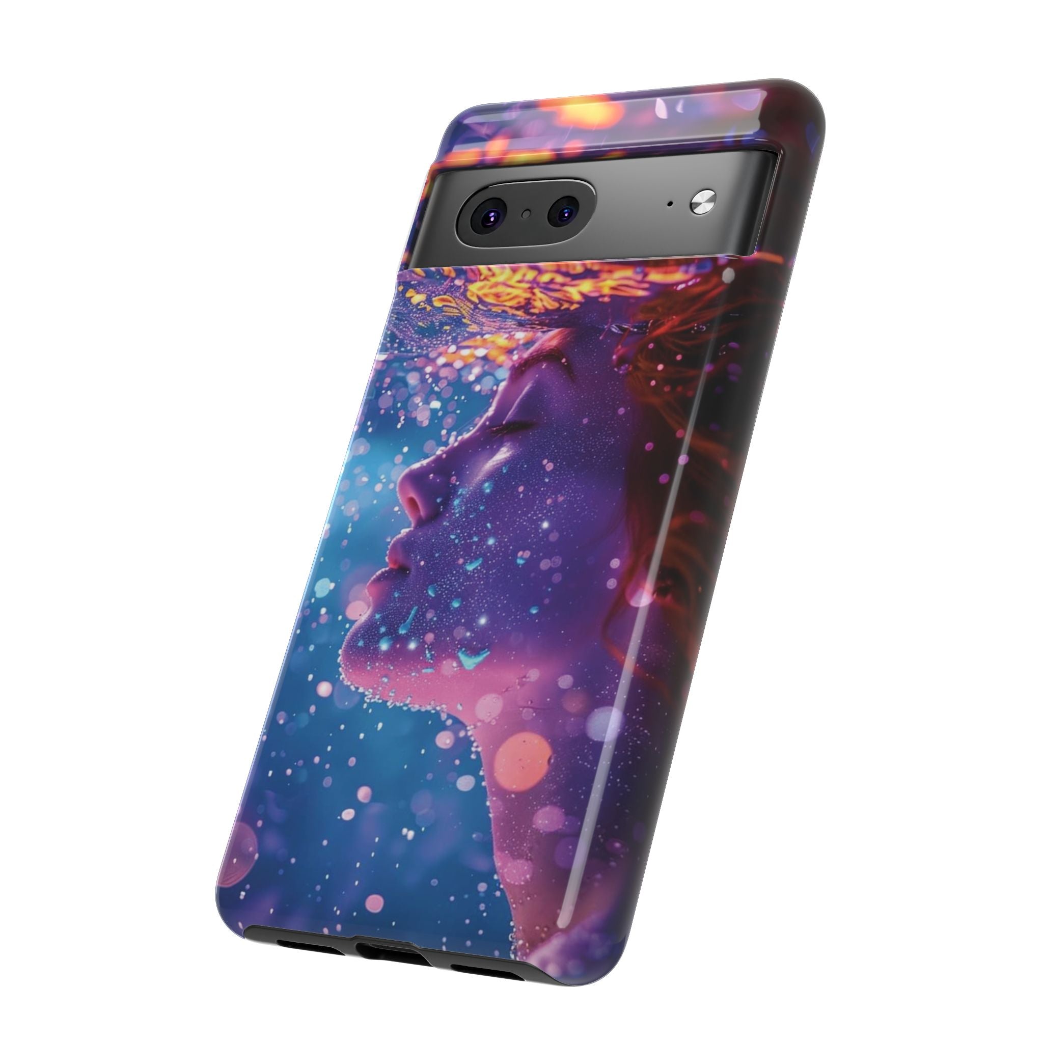 Meditating Underwater Tough Phone Case for iPhone, Galaxy, or Google Pixel