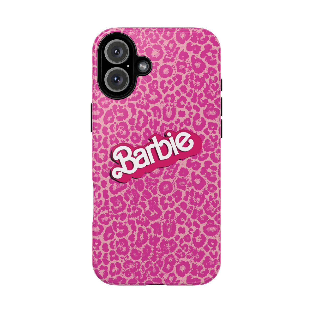 Hot Neon Pink Leopard Barb Tough Phone Case iPhone, Galaxy, or Google Pixel