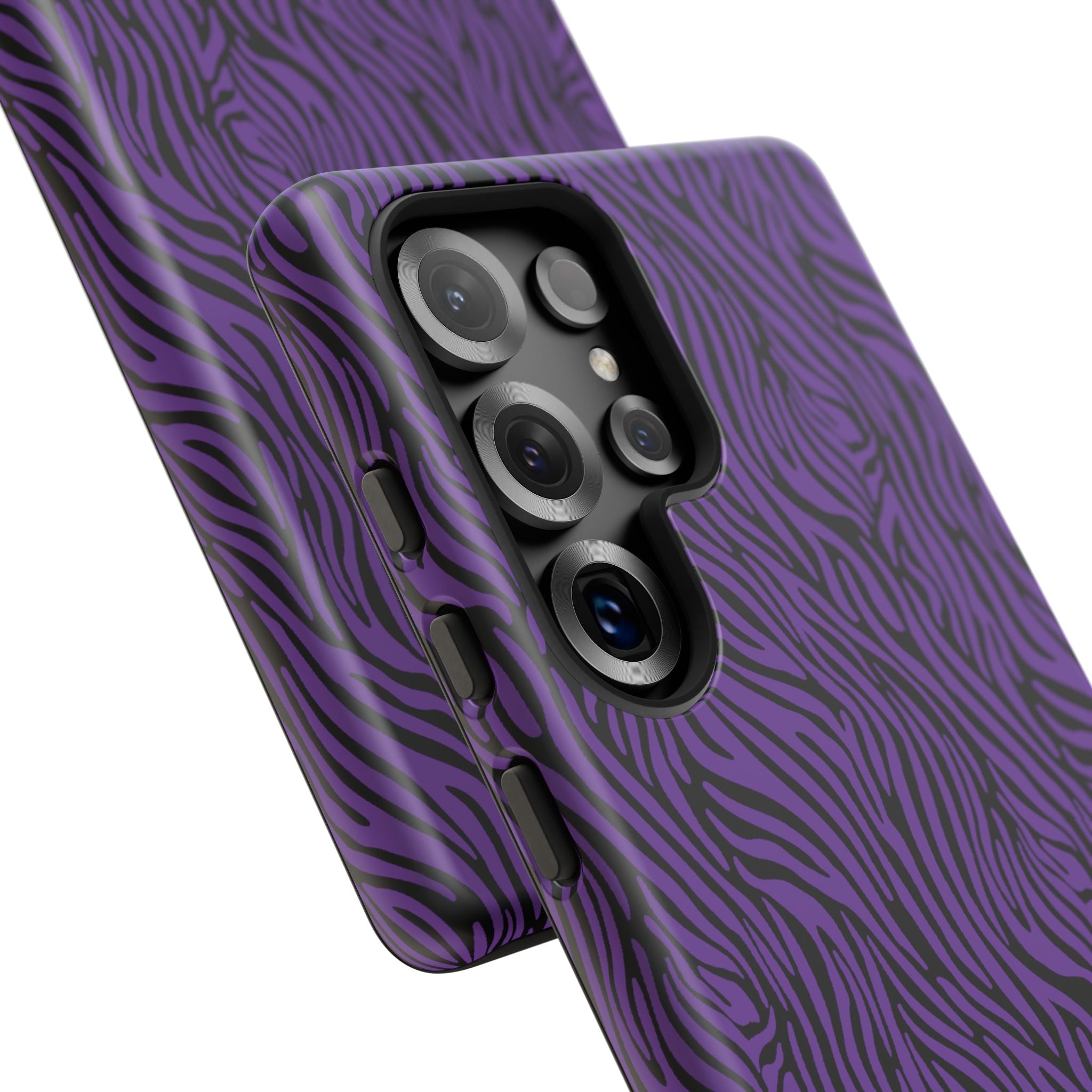 Purple Zebra Tough Phone Case for iPhone, Galaxy, or Google Pixel