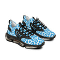 Blue Leopard Men's Mesh Sneakers