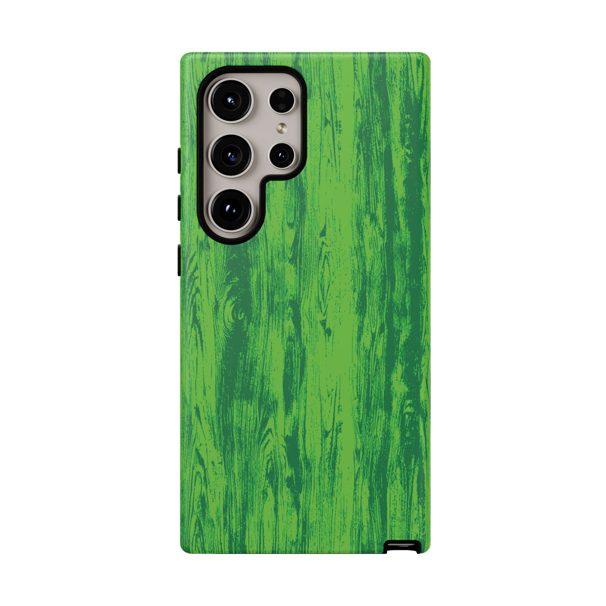 Neon Green Wood Tough Phone Case iPhone, Galaxy, or Google Pixel