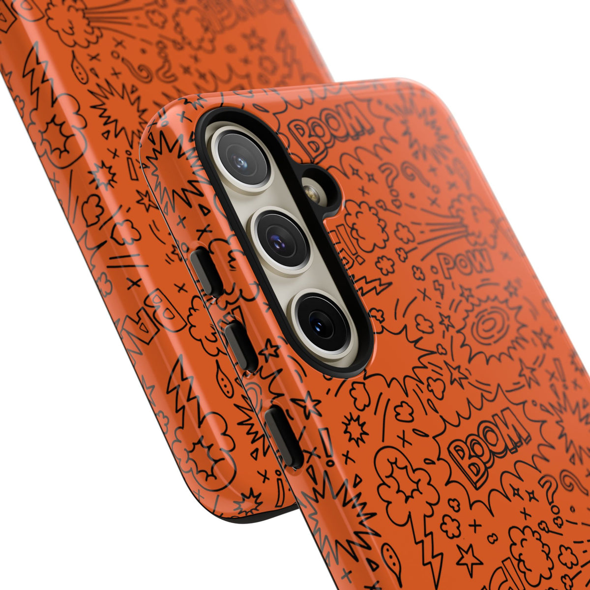 Wow Orange Tough Case for iPhone, Galaxy, or Google Pixel