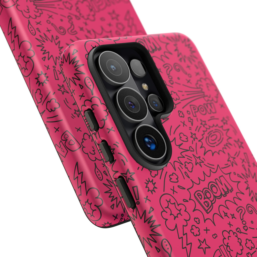 Boom Wow Tough Case for iPhone, Galaxy, or Google Pixel