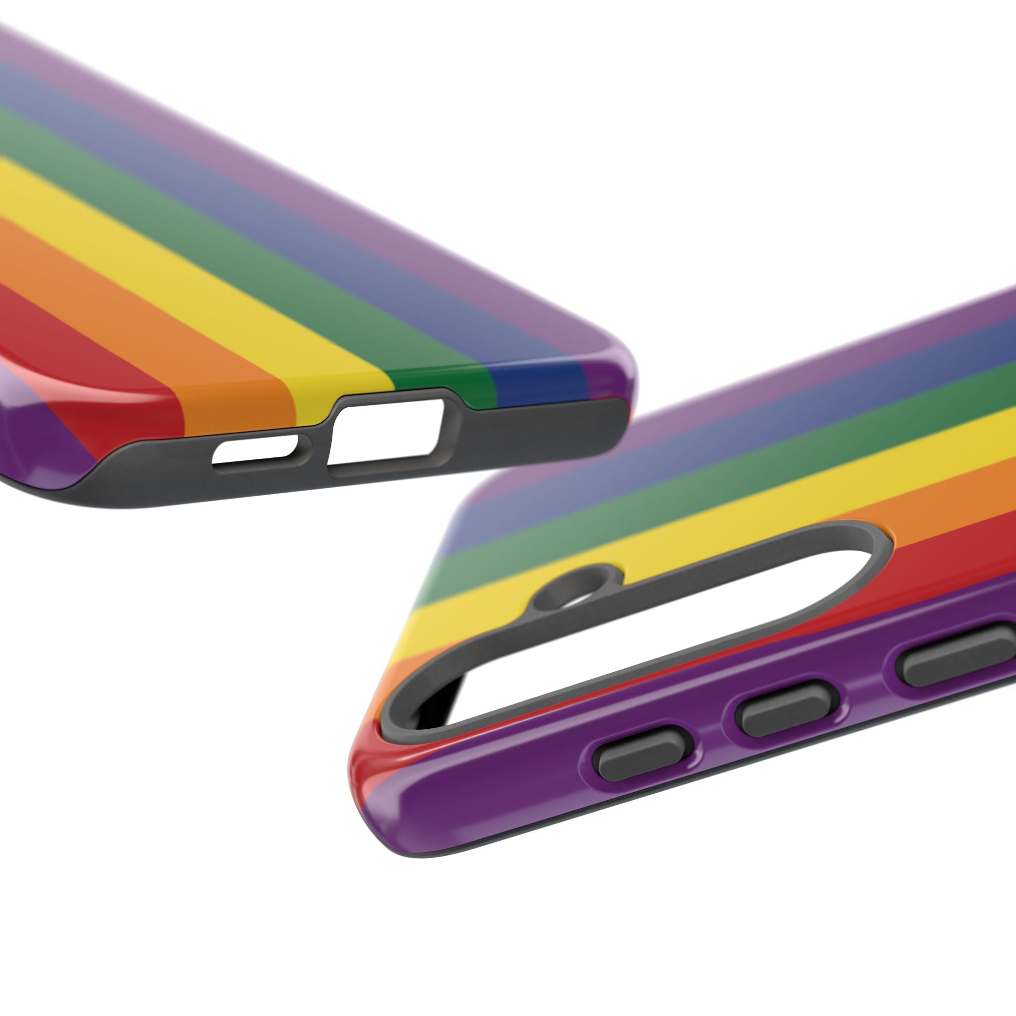 LGBTQ Rainbow Flag Tough Phone Case for iPhone, Galaxy, or Google Pixel