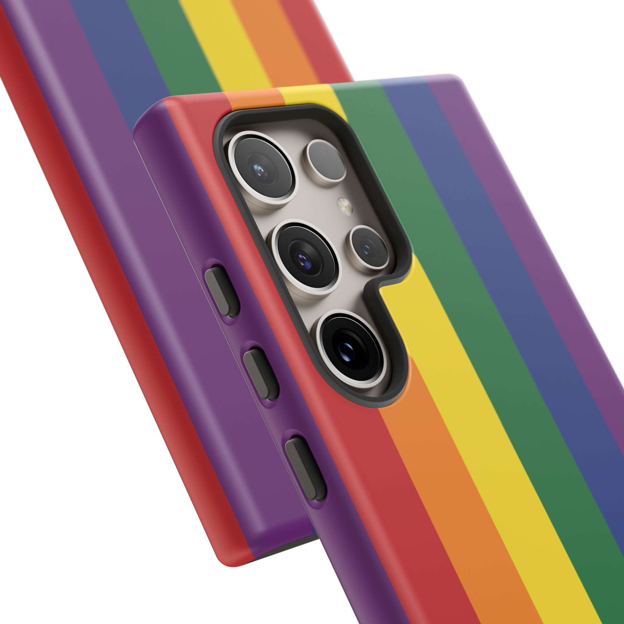 LGBTQ Rainbow Flag Tough Phone Case for iPhone, Galaxy, or Google Pixel