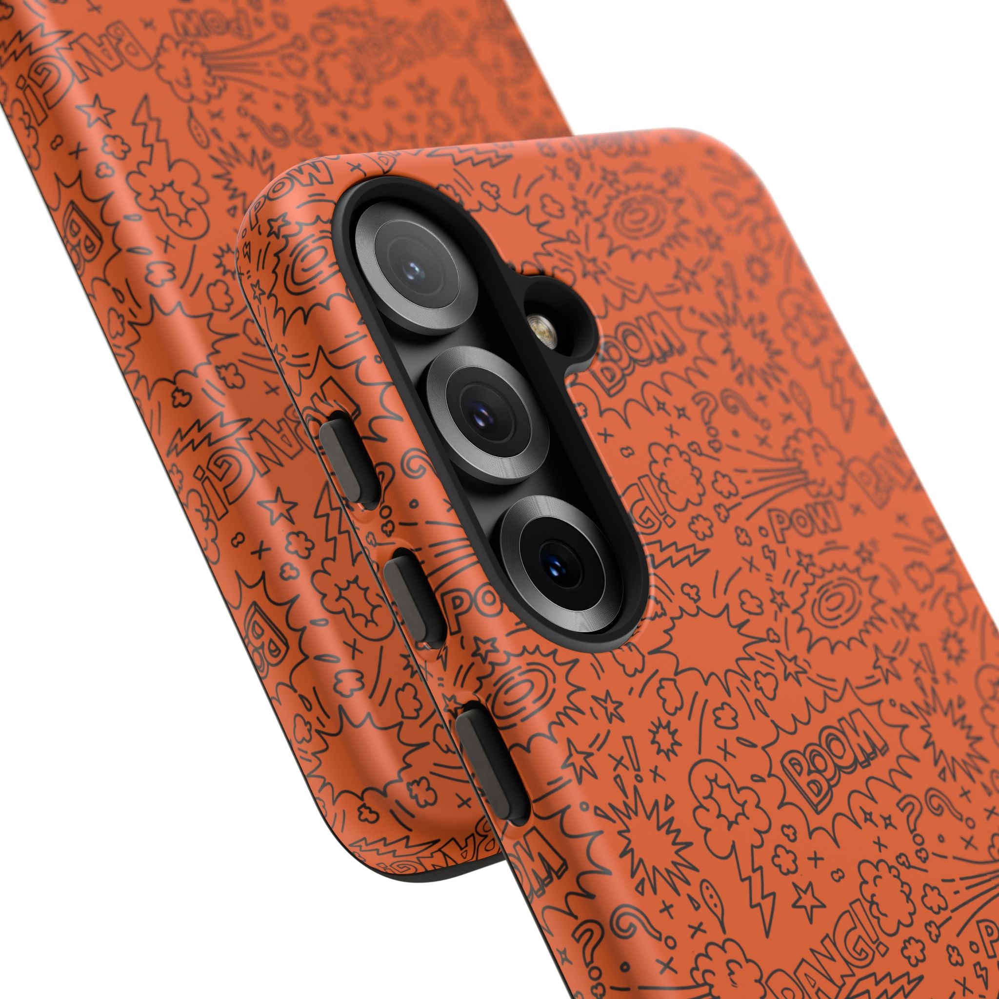 Wow Orange Tough Case for iPhone, Galaxy, or Google Pixel