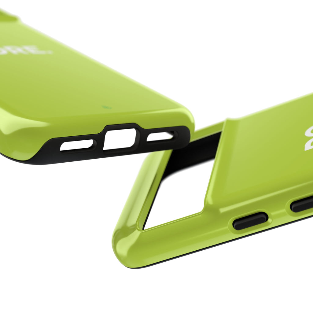 Do More (Neon Yellow) Tough Phone Case for iPhone, Galaxy or Google Pixel
