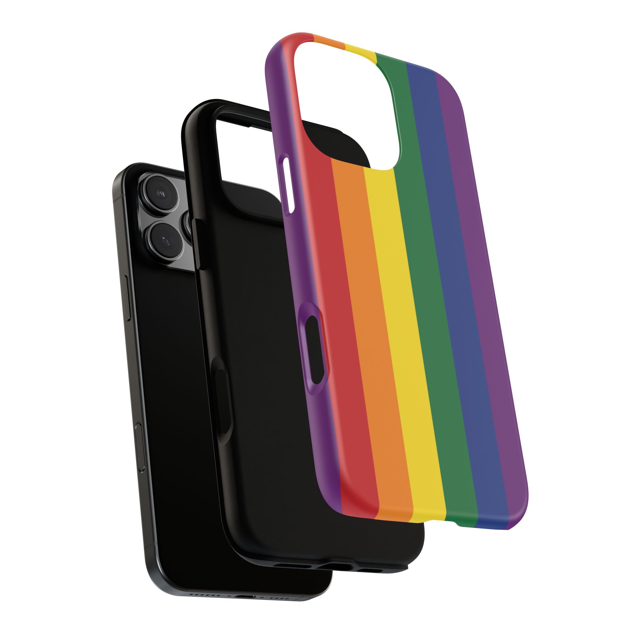 LGBTQ Rainbow Flag Tough Phone Case for iPhone, Galaxy, or Google Pixel