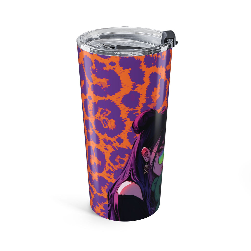 Purple Orange Leopard Kz Tumbler 20oz