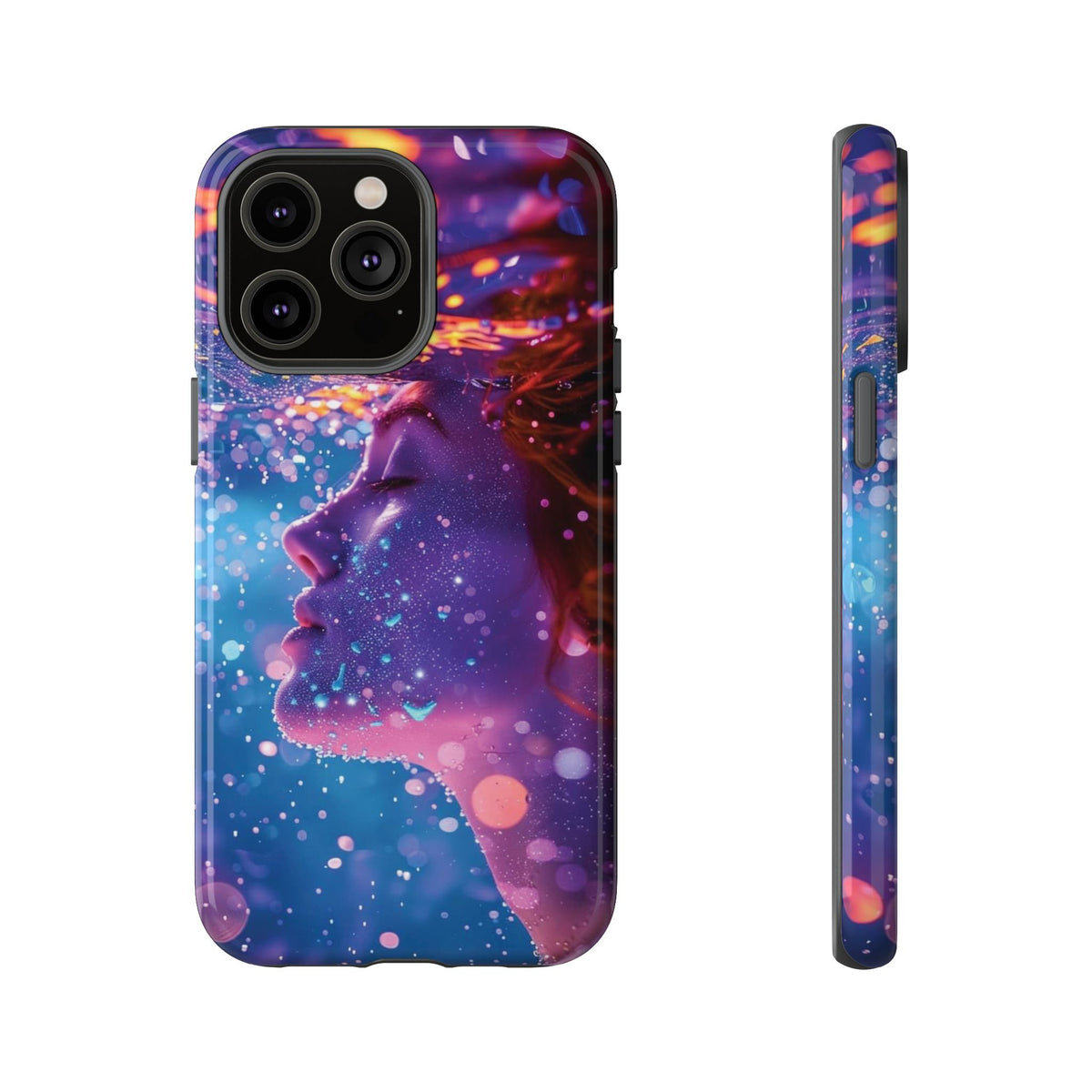 Meditating Underwater Tough Phone Case for iPhone, Galaxy, or Google Pixel