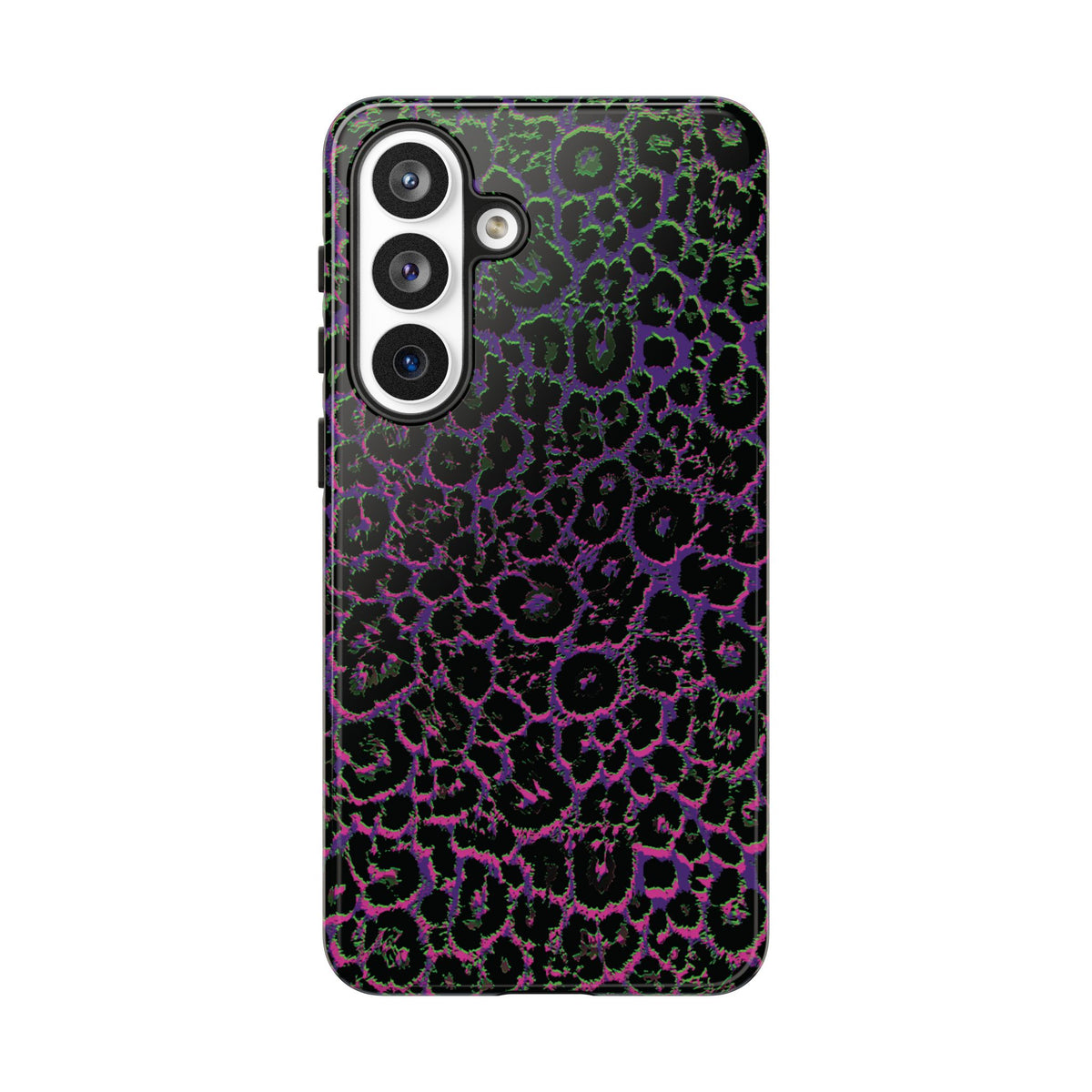 Colorful Leopard Tough Phone Case for iPhone, Galaxy, or Google Pixel