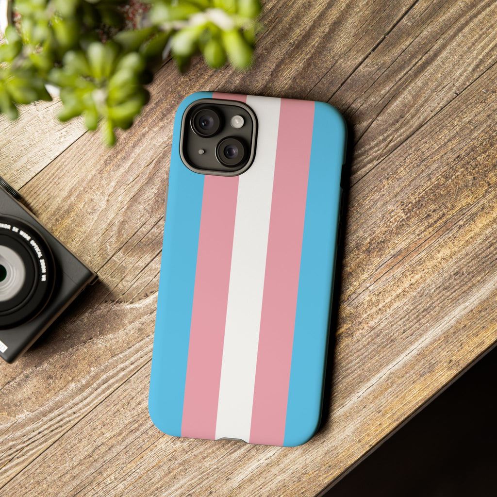 Trans Colors Tough Phone Case for iPhone, Galaxy, or Google Pixel