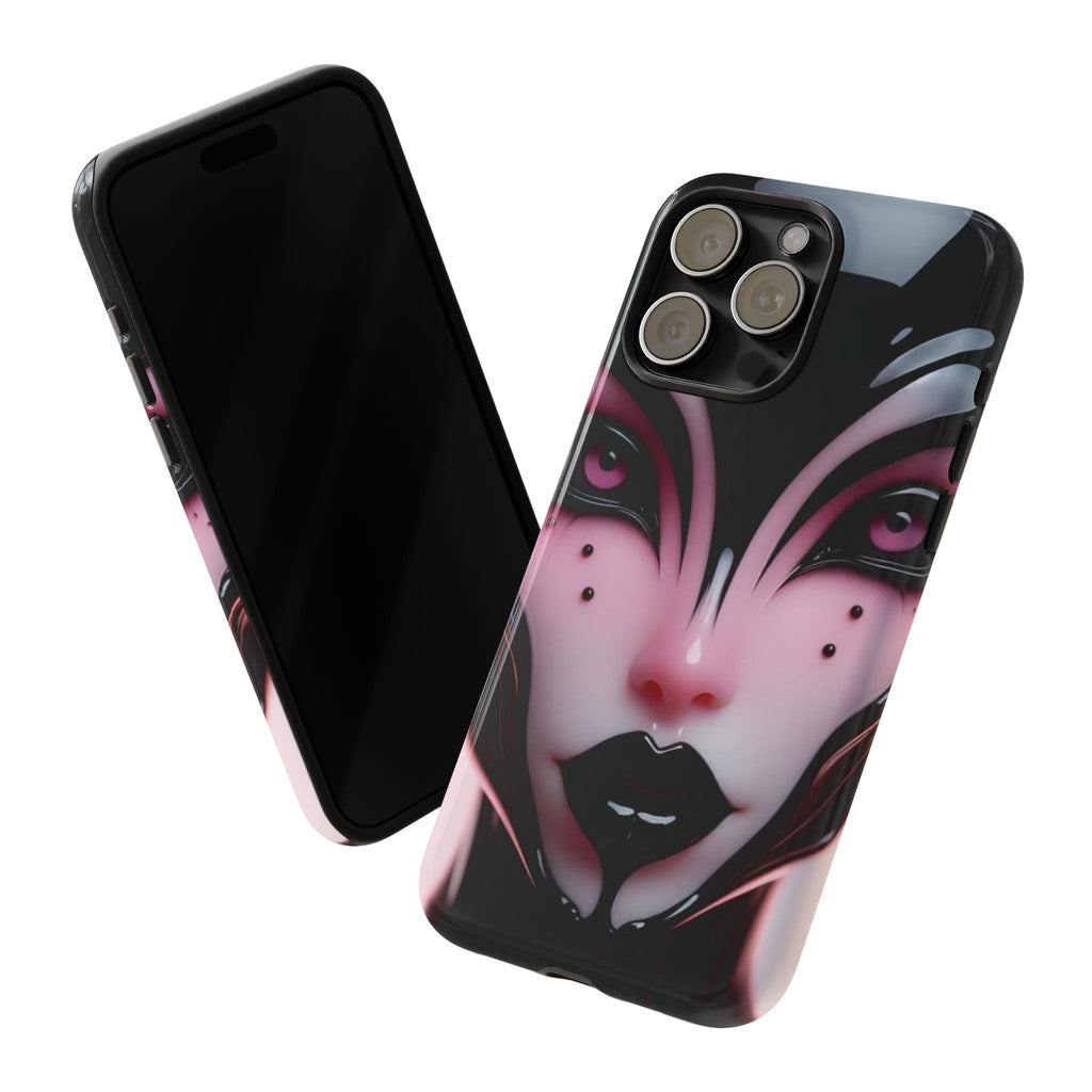 Pink Alien Tough Phone Case for iPhone, Galaxy, or Google Pixel