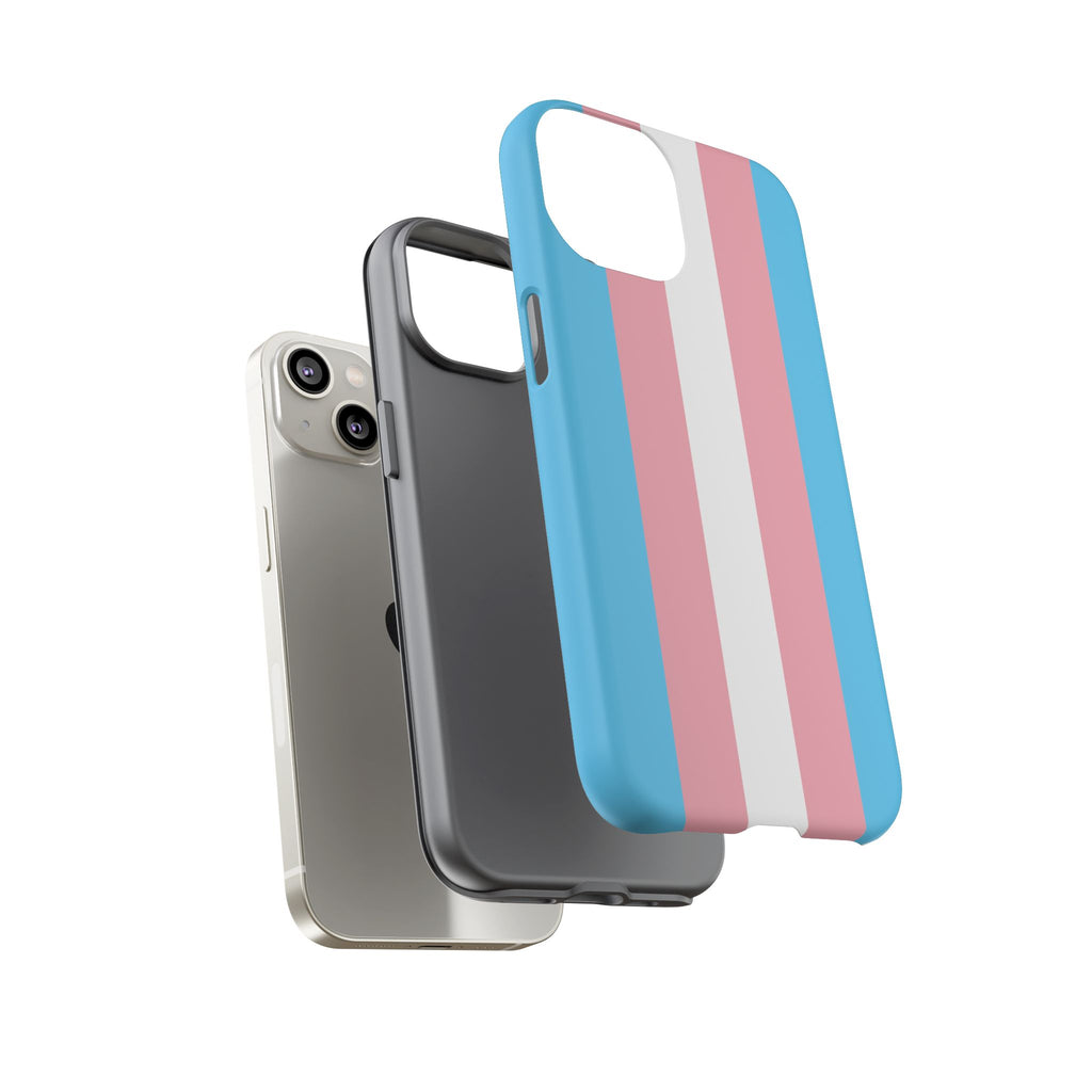 Trans Colors Tough Phone Case for iPhone, Galaxy, or Google Pixel