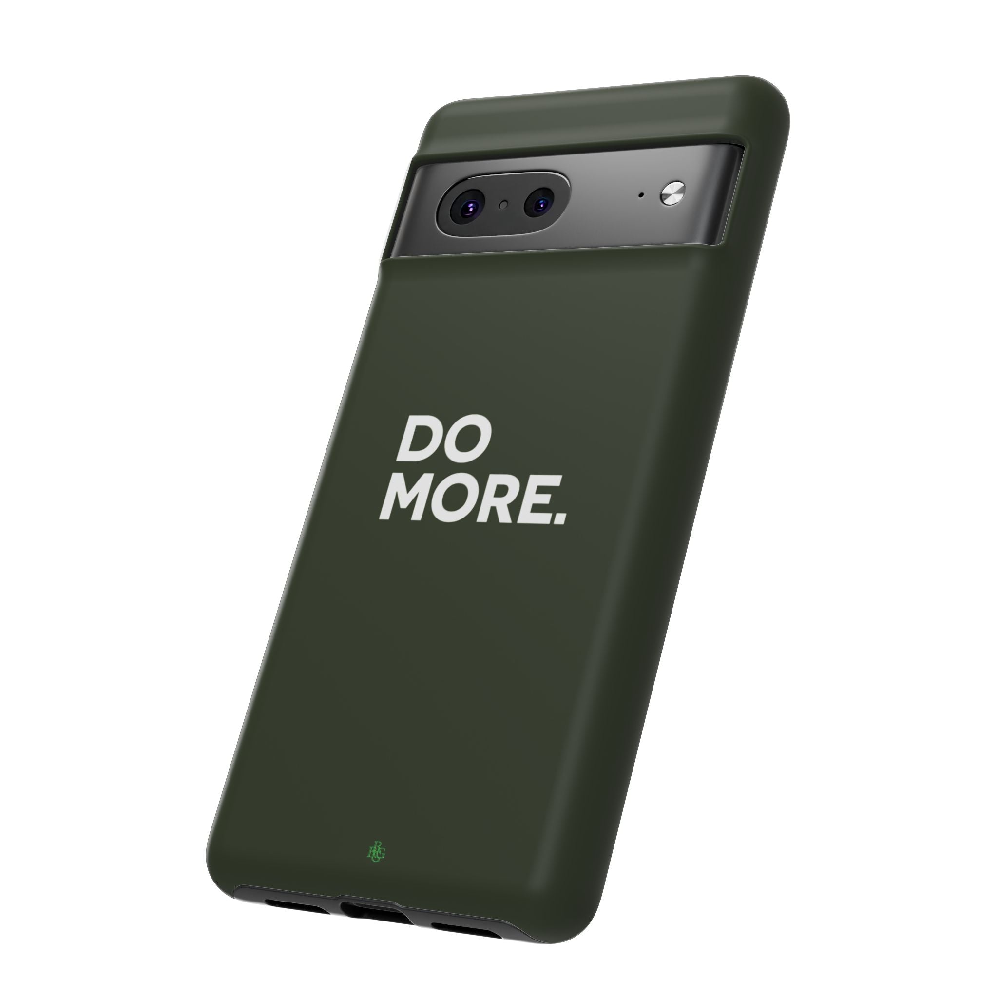 Olive Green Do More Tough Phone Case for iPhone, Galaxy, or Google Pixel