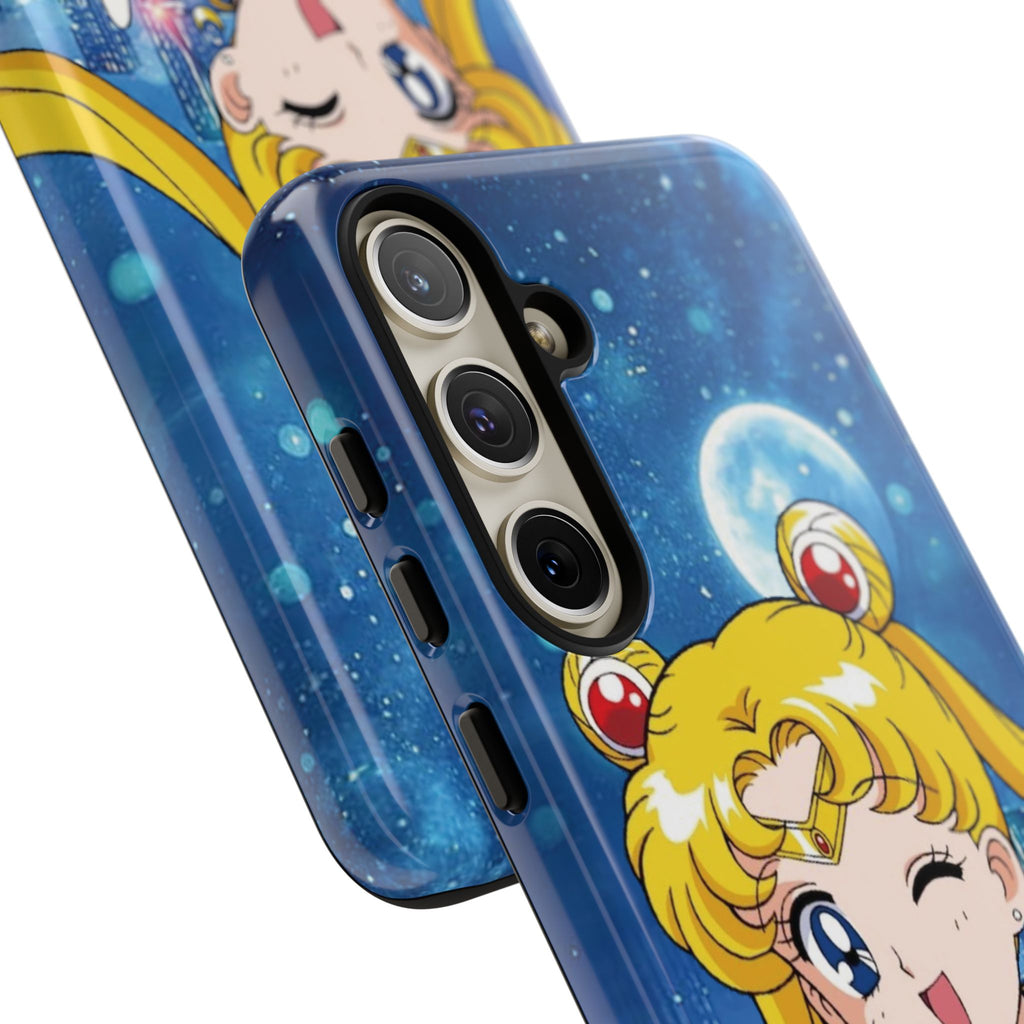 Blue S Moon Tough Case for iPhone, Galaxy, or Google Pixel