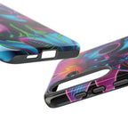 Neon Androgen Cactus Flower Tough Phone Case for iPhone, Galaxy, or Google Pixel