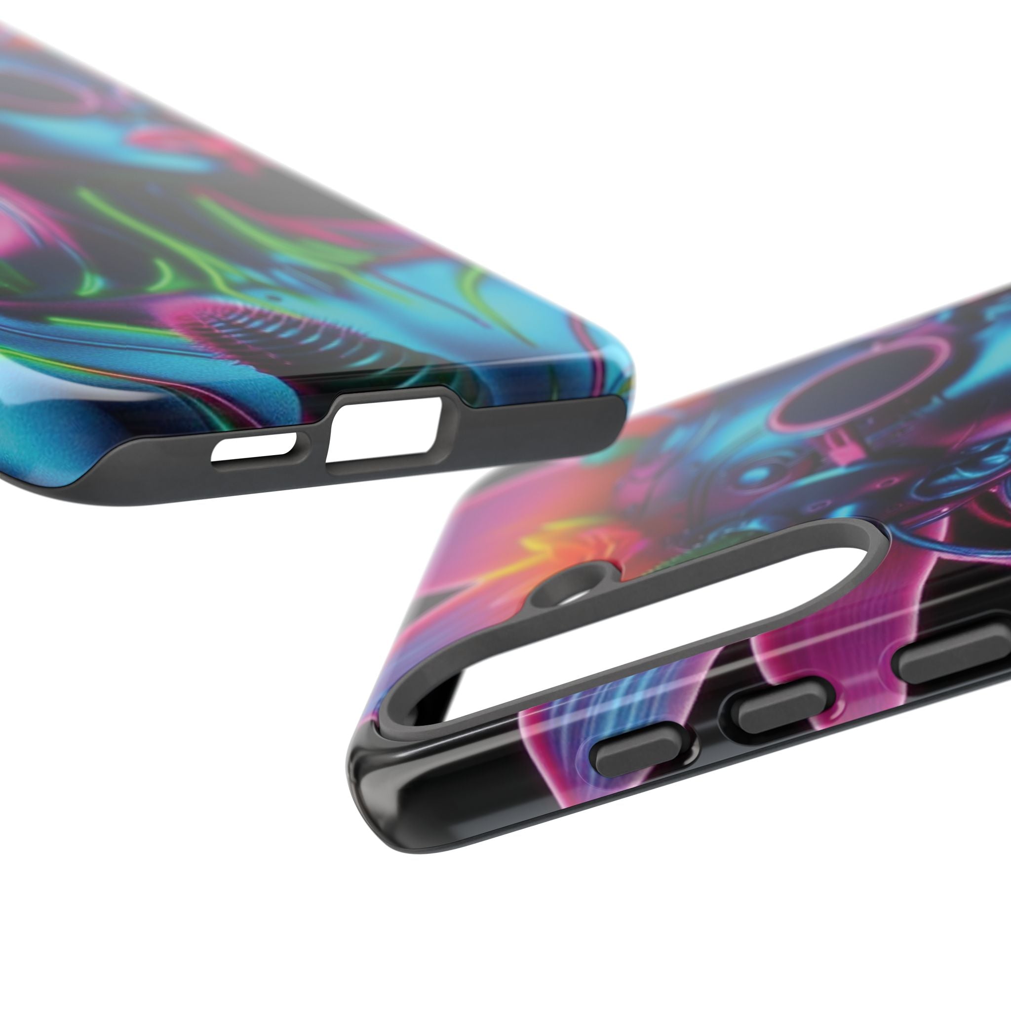 Neon Androgen Cactus Flower Tough Phone Case for iPhone, Galaxy, or Google Pixel