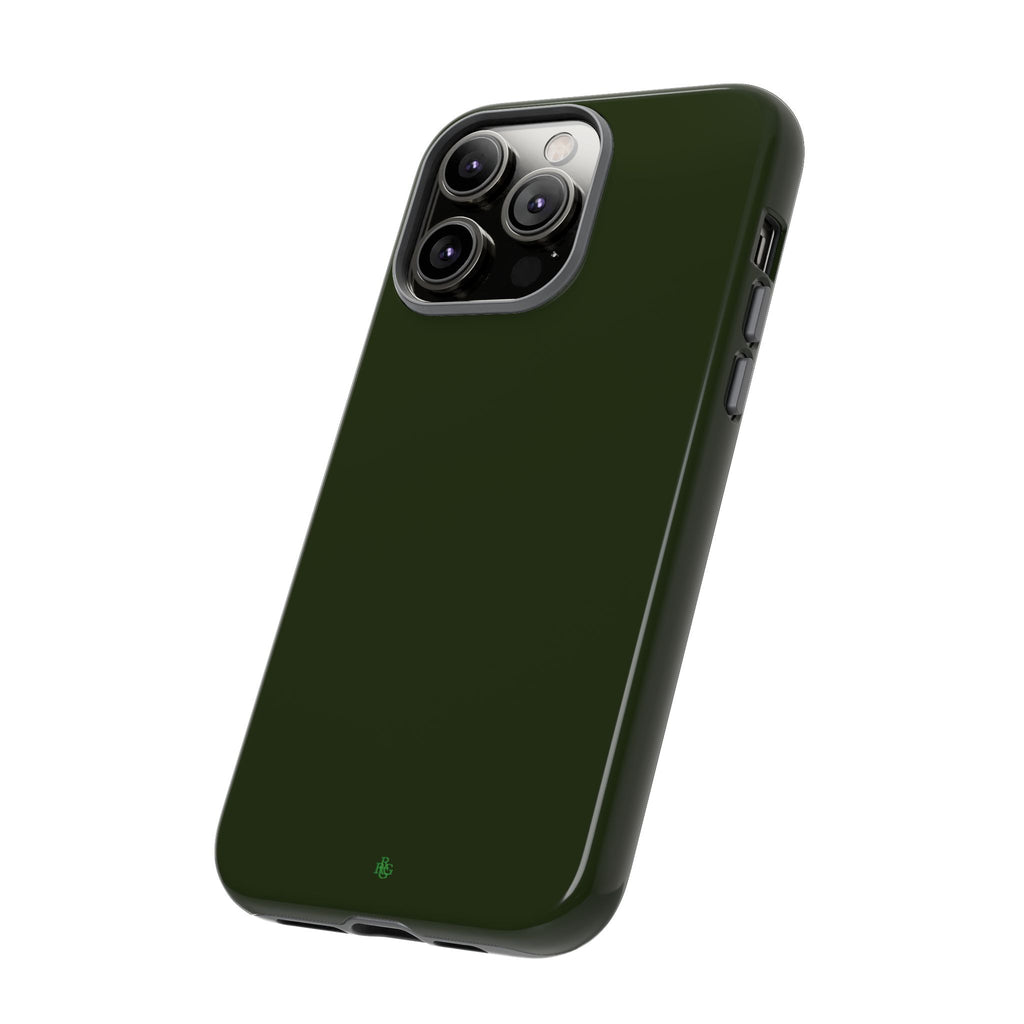 Olive Green Tough Phone Case for iPhone, Galaxy and Google Pixel
