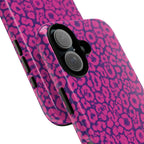 Pink Purple Leopard Tough Phone Case iPhone, Galaxy and Google Pixel