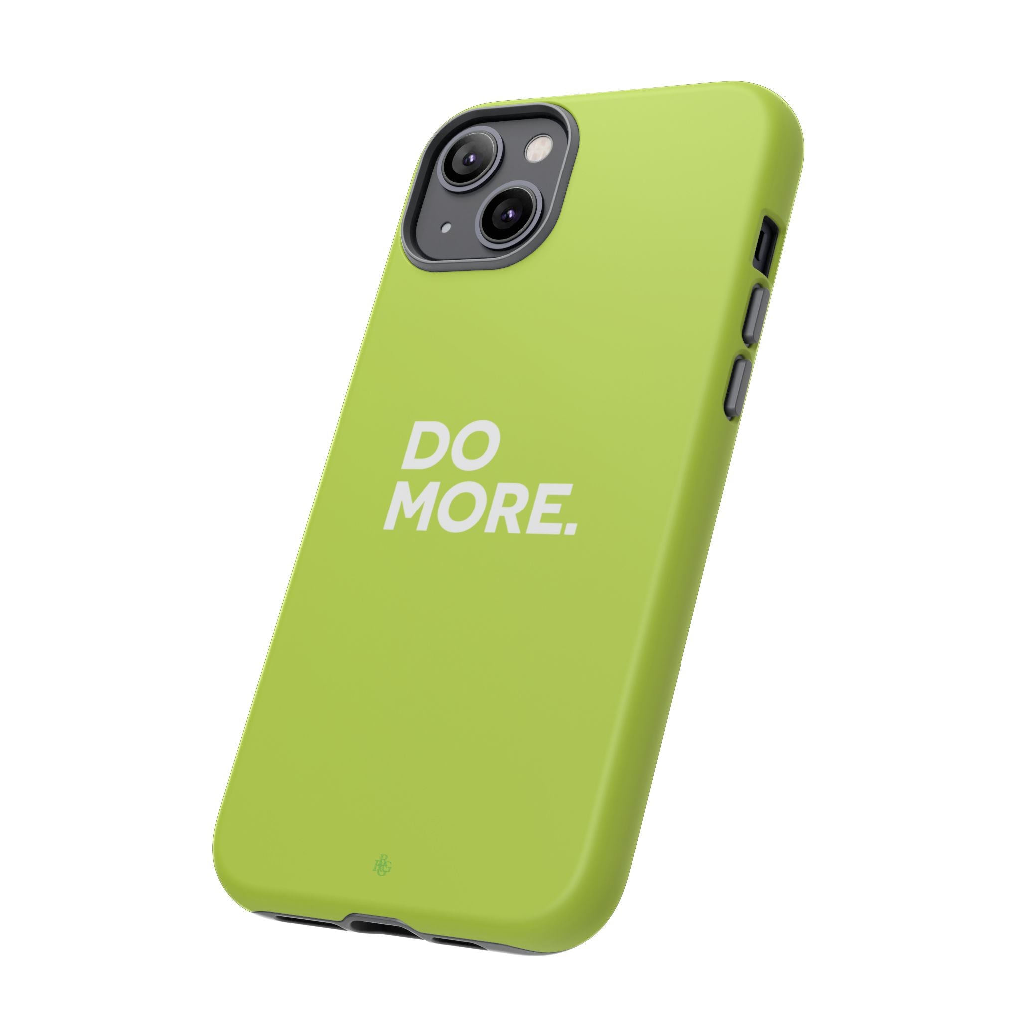 Do More (Neon Yellow) Tough Phone Case for iPhone, Galaxy or Google Pixel