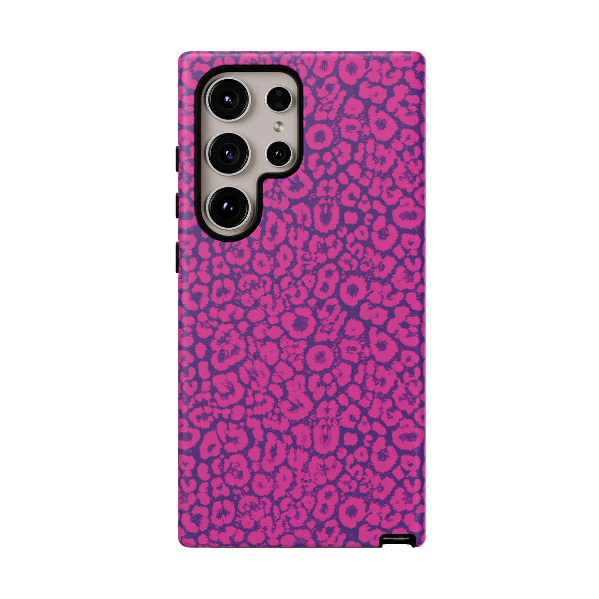 Pink Purple Leopard Tough Phone Case iPhone, Galaxy and Google Pixel