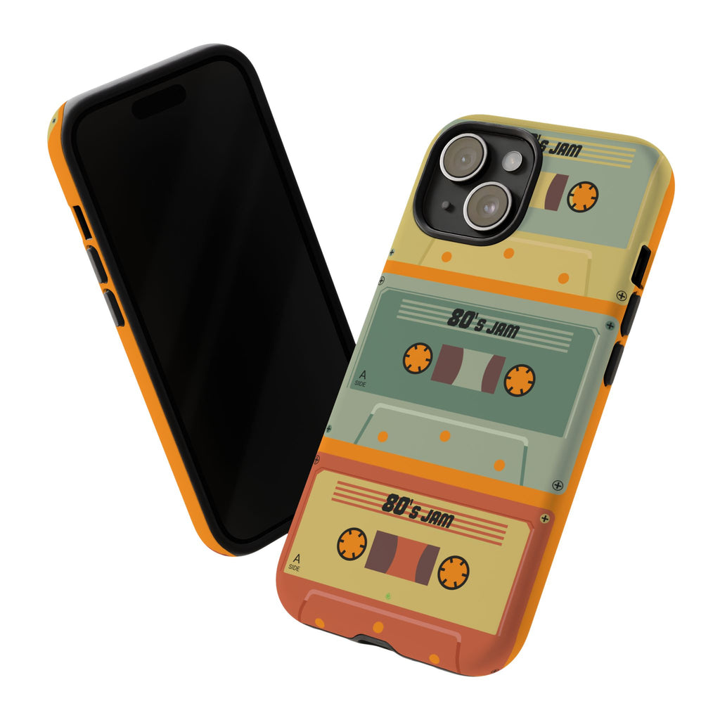 Retro 80's Jam RG Tough Phone Case for iPhone, Galaxy, or Google PIXEL